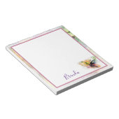 Waterverf kolibrie notitieblok (Schuin)