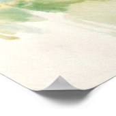 Waterverf Kolibrie Poster (Hoek)