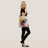 Waterverf kolibrie  tote bag (Op model)