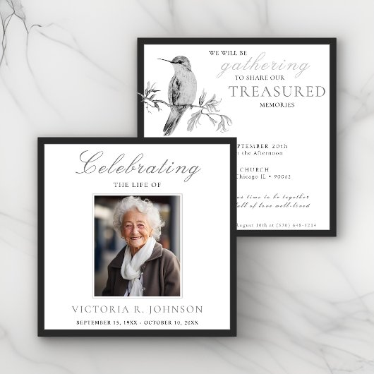  Waterverf kolibrie viering van het leven Kaart