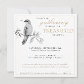 Waterverf kolibrie viering van het leven Kaart (Achterkant)