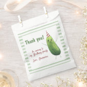 Waterverf komkommer Big Dill Verjaardag Bedankt Bedankzakje (Geknipt)