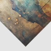 Waterverf  kompas retro kaart nautisch tissuepapier (Detail)