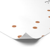 Waterverf Konijn Babyshower Welkomstbord Poster (Hoek)