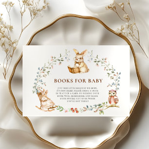 Waterverf Konijn Boek Krans Boeken voor Baby  Informatiekaartje
