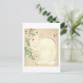 Waterverf konijn briefkaart (Staand voorkant)