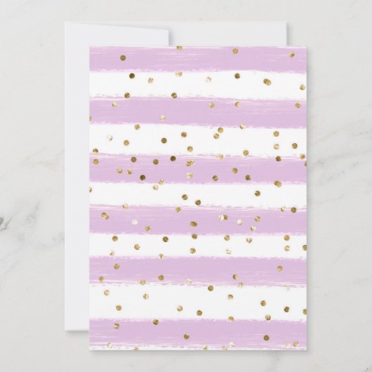 Waterverf konijn en wilde bloemen Baby shower Kaart (Achterkant)