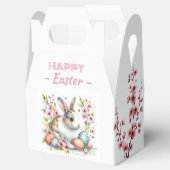 Waterverf Konijn Paaseieren & Bloemen - Bedankdoosjes (Geopend)