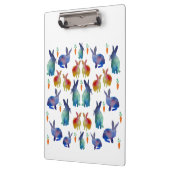 Waterverf konijnen klembord (Links)