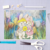 Waterverf konijnen tissuepapier (Craft)