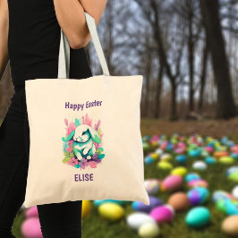Waterverf Konijnenavontuur Paaseierjachttas Tote Bag