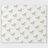 waterverf konijnenbos cadeaupapier (Vlak)