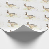 waterverf konijnenbos cadeaupapier (Hoek)