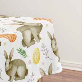Waterverf  Konijneneieren Lentebloem Pasen Tafelkleed