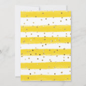 Waterverf konijnenlente bloemen paasbrunch kaart (Achterkant)