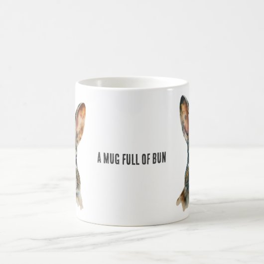  Waterverf Konijnenportret Mok (Center)