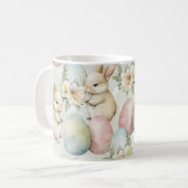 Waterverf Konijnentuin Koffiemok (Voorkant links)