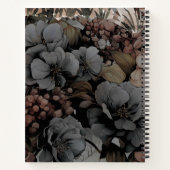 Waterverf konijntje bloemenjournaal,  konijn notitieboek (Achterkant)