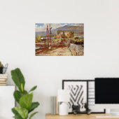 waterverf Koning John's Castle Carlingford Poster (Thuiskantoor)