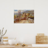 waterverf Koning John's Castle Carlingford Poster (Keuken)