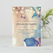 Waterverf Koord straten strandstrandag Kaart (Staand voorkant)