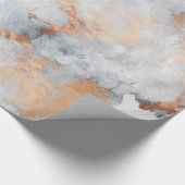 Waterverf koper van grijze granietsteen cadeaupapier (Hoek)