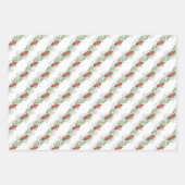 Waterverf koperen lint krans kerst Garland Inpakpapier Vel (Voorkant 3)