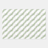 Waterverf koperen lint krans kerst Garland Inpakpapier Vel (Voorkant 2)