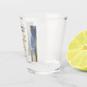 Waterverf Koppels Douche Shot Glasses | ABSTRACT Glas (Rechts)