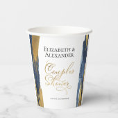 Waterverf Koppels Douchedocument Koppen | ABSTRACT Papieren Bekers (Achterkant)