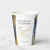 Waterverf Koppels Douchedocument Koppen | ABSTRACT Papieren Bekers (Voorkant)