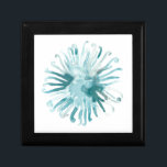 Waterverf koraal - blauw 2 cadeaudoosje<br><div class="desc">Ocean Cameo van June Erica Vess. De functies blazen het blauwgroen koraal van de waterverf op witte achtergrond.</div>