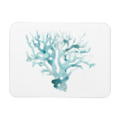 Waterverf koraal - blauw magneet (Horizontaal)