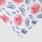 Waterverf koraal- en zeemantmeel tissuepapier (Detail)