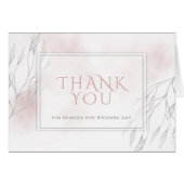 Waterverf koraal Roos en grijze wilde afdeling (Voorkant Horizontaal)