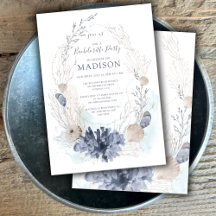 Waterverf Koraal Seashell Beach Bachelorette Party