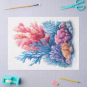 Waterverf Koraalrif Art Decoupage Tissuepapier (Craft)
