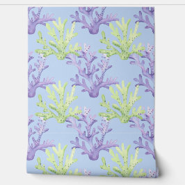 Waterverf koralen behang