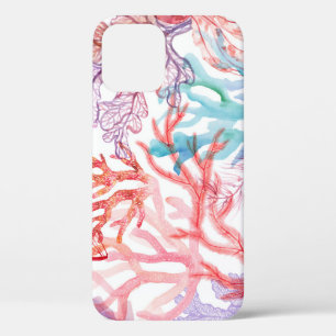 Waterverf koralen: onderwater wereld patroon. Case-Mate iPhone case