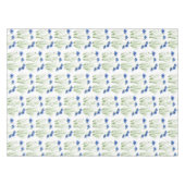 Waterverf Kornbloemen Wildbloemen Blauwe Floral Tafelkleed (Voorkant (Horizontaal))