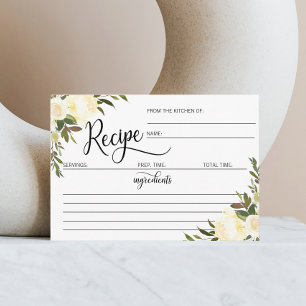 Waterverf Kort Vrijgezellenfeest RECIPE Informatiekaartje