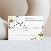 Waterverf Kort Vrijgezellenfeest RECIPE Informatiekaartje