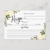 Waterverf Kort Vrijgezellenfeest RECIPE Informatiekaartje (Voorkant)