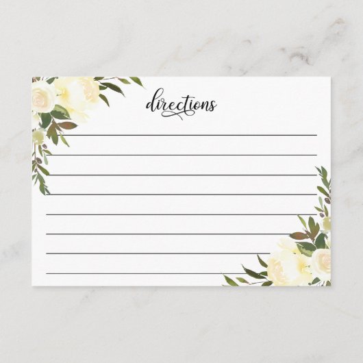 Waterverf Kort Vrijgezellenfeest RECIPE Informatiekaartje (Achterkant)