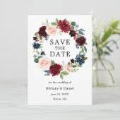 Waterverf Kortel met sparen de Datum Kaart (Staand voorkant)