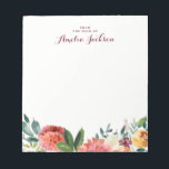 Waterverf Kortstondig gepersonaliseerd Notitieblok<br><div class="desc">Meer  notebooks in de Little Bayleigh Store!</div>