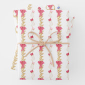 Waterverf Kousen en Garland Inpakpapier Vel (In situ)