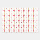 Waterverf Kousen en Garland Inpakpapier Vel (Voorkant)