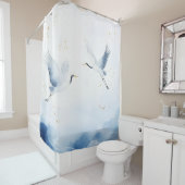 Waterverf kraan Japanse stijl Douchegordijn (In situ)