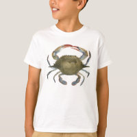 Waterverf krab - grijs